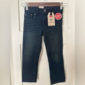 Levi’s Toddler 511 slim fit jeans, NWT, size 4